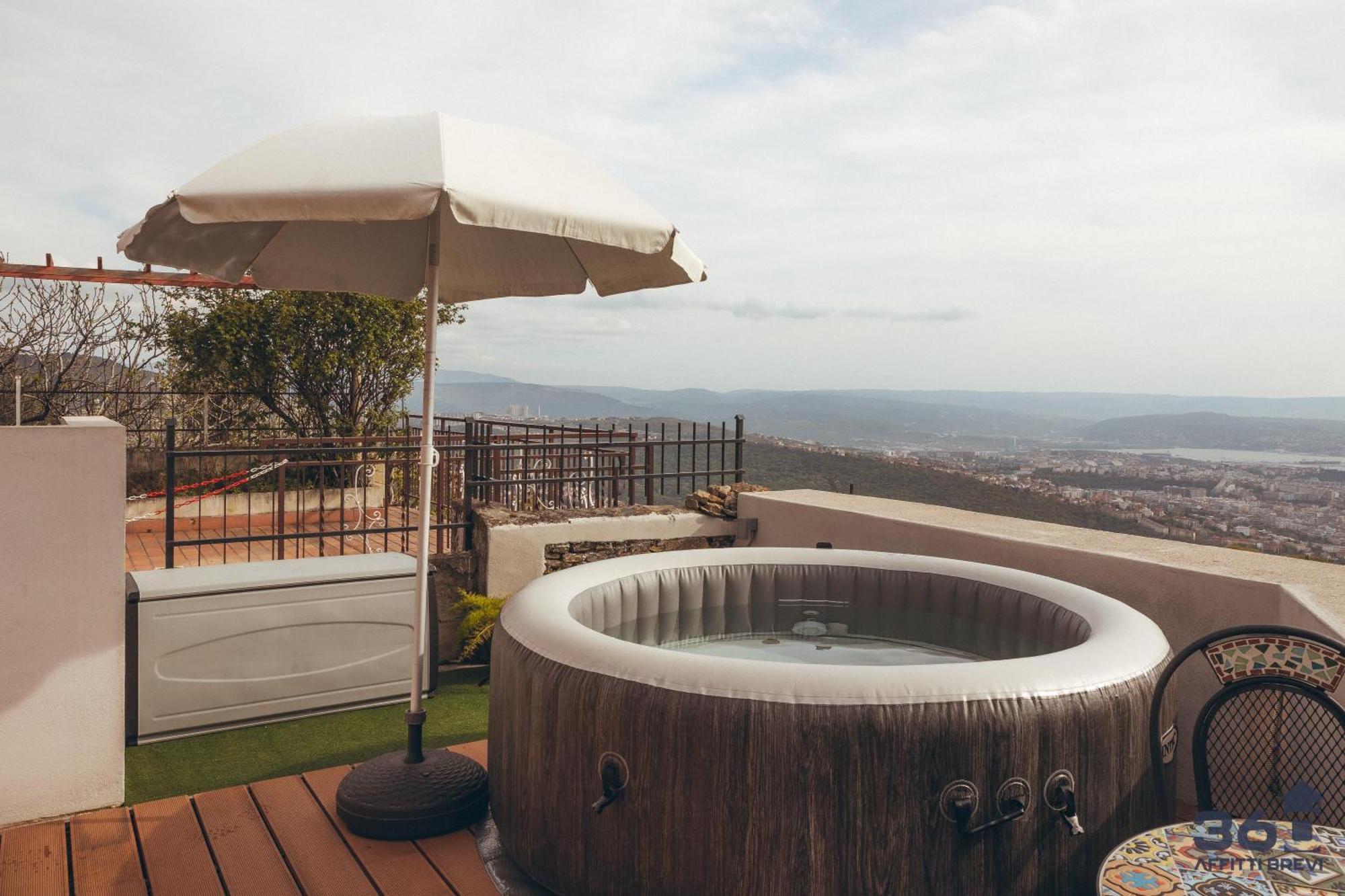 Trieste 10Min Dal Centro Villa Privata Con Jacuzzi Exterior foto